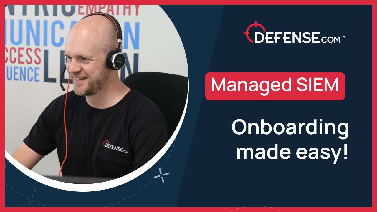 Managed SIEM – Onboarding made easy