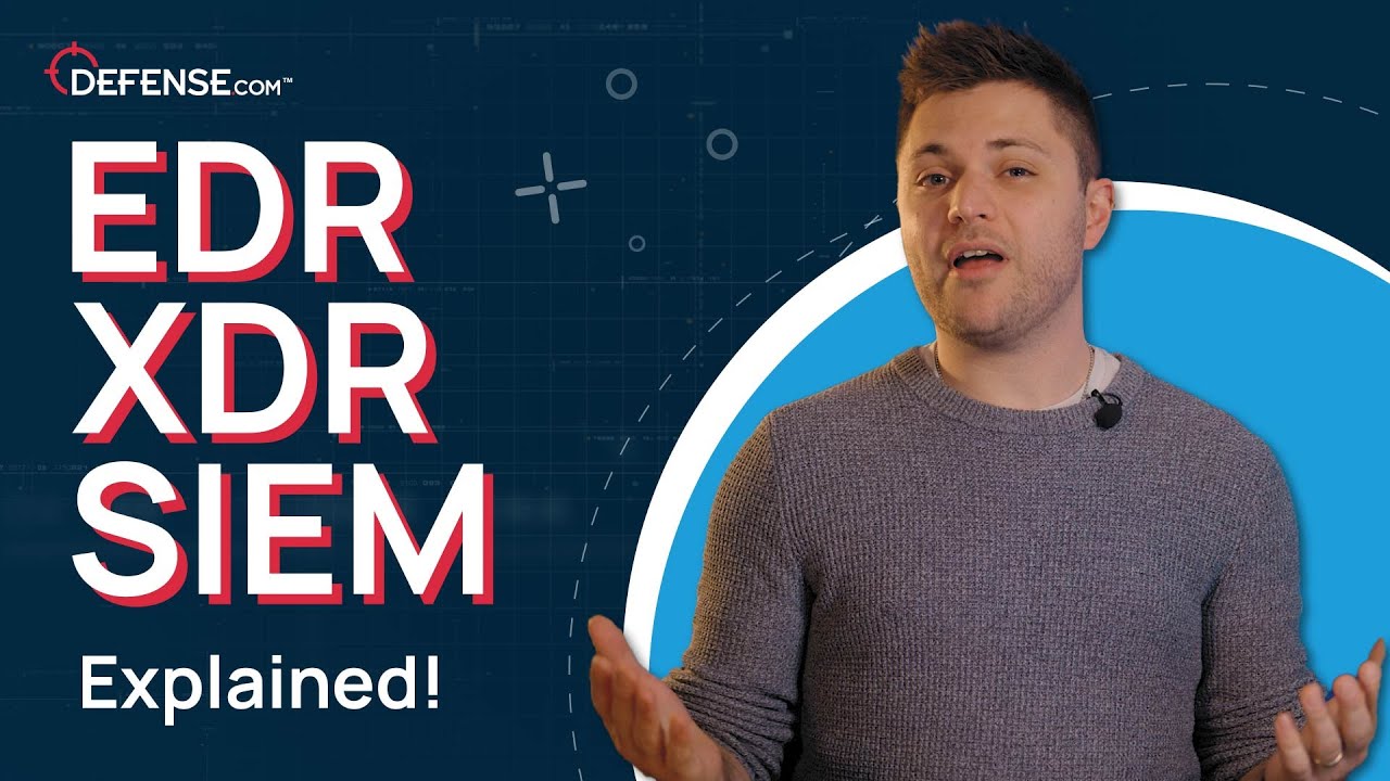 EDR, XDR, SIEM – Explained!